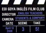 Mishy de Cine para Departamento de Inglés EOI Goya