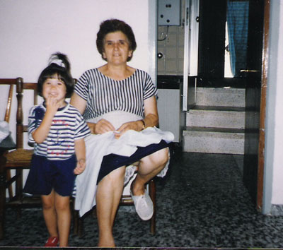 Mónica and her grandma